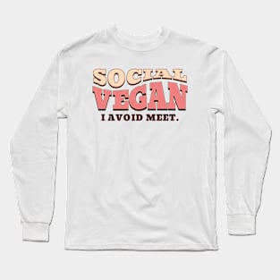 Social Vegan Long Sleeve T-Shirt